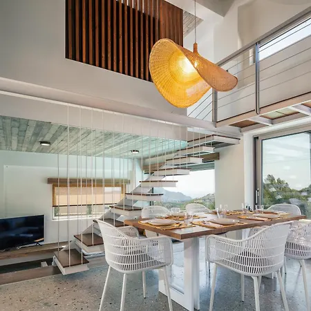וילה New Modern Domus Rodia With Private Pool & Bbq, 4km From Nearest Mariou