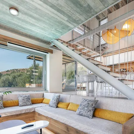 וילה New Modern Domus Rodia With Private Pool & Bbq, 4km From Nearest