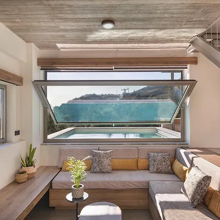 New Modern Domus Rodia With Private Pool & Bbq, 4km From Nearest Villa Mariou